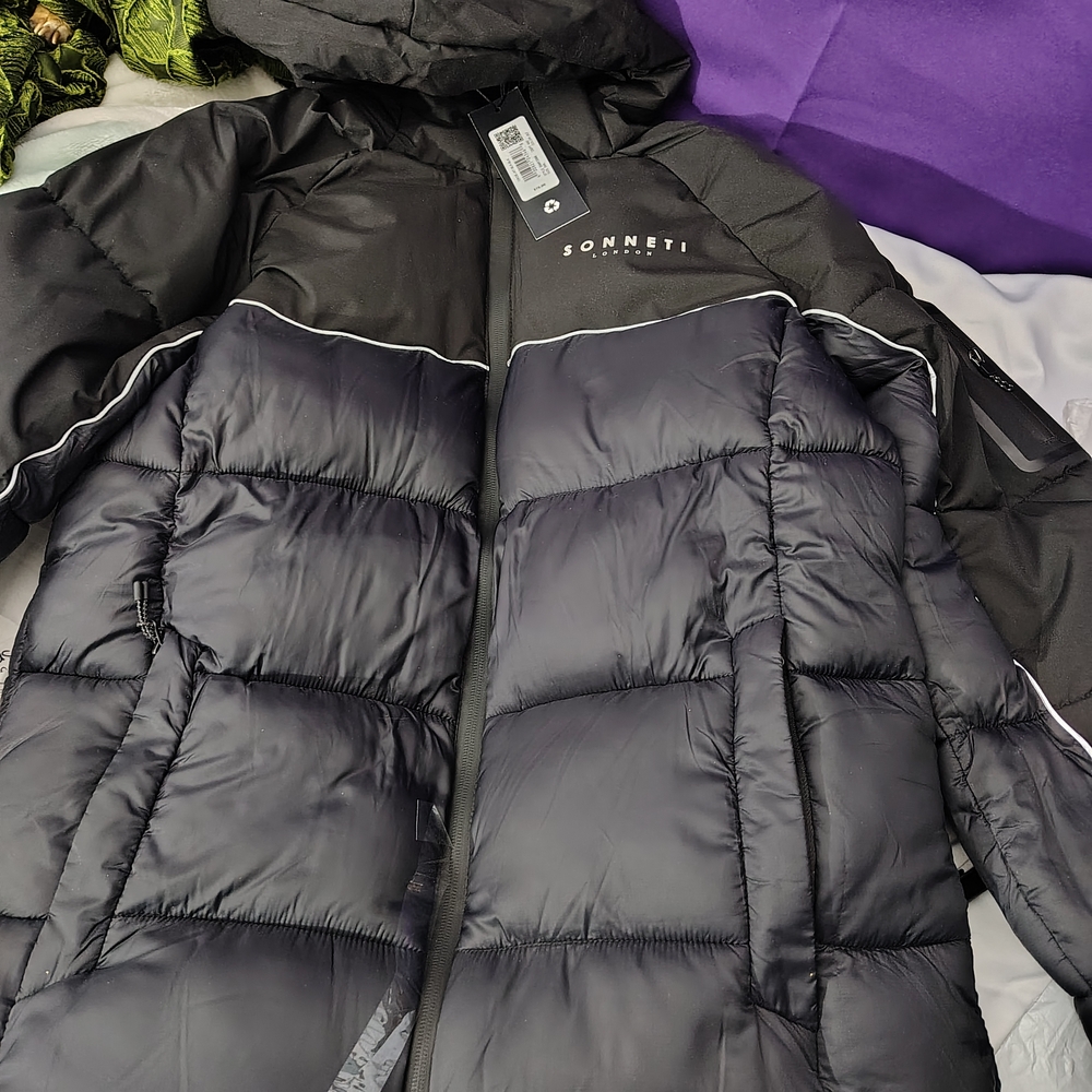 Sonneti Black Puffer Jacket